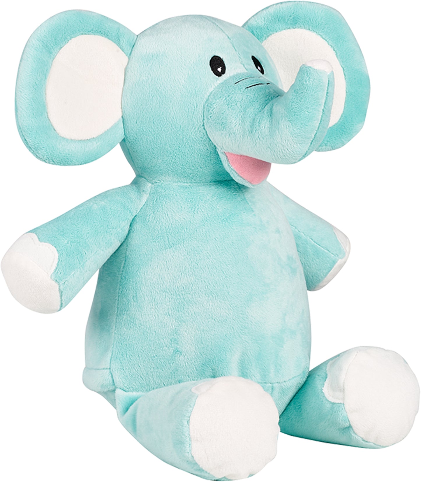 Personalized Stuffed Mint Elephant